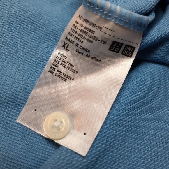 Men's Uniqlo Pique Polo Shirt - Picture 6 of 7